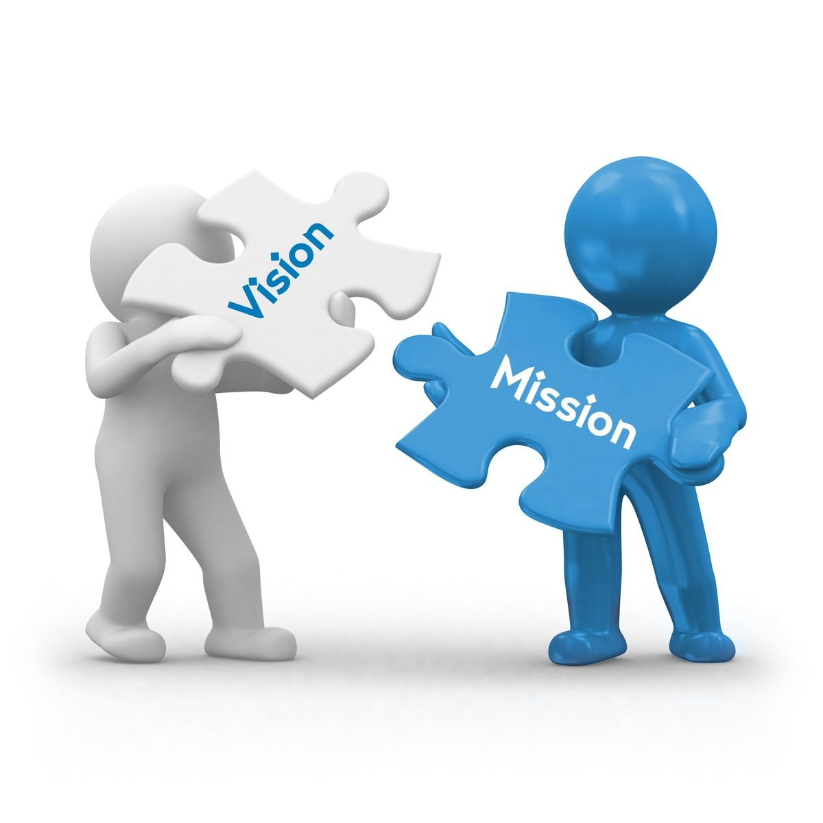 Vision and Mission puzzle pieces coming together